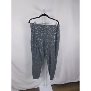 Torrid Leggings Womens 2X Gray Celestial Stars Moons Foil Print Stretch Plus